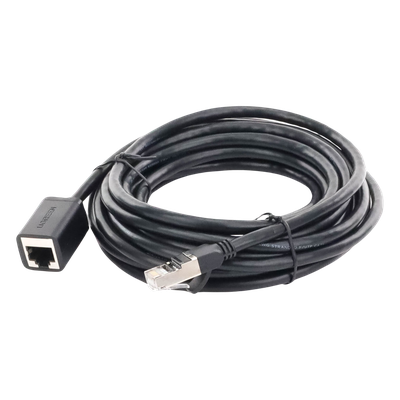 Cable de Extensión Ethernet Cat6 / F/UTP / Macho a Hembra / 5 Metros (16.40 Pies) / 1000Mbps / 250MHz / Cobre Puro / 568B