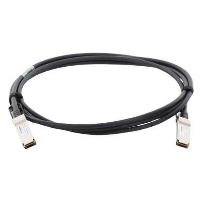 Cable DAC QSFP+ / 40 Gbps Full Duplex / Pasivo Twinax / 3 m (9.84 ft) / Compatible Multimarca