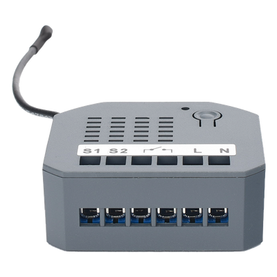 Micromódulo On/Off Z-Wave 700 / 1 Circuito / Doble Control / 85-260V AC / 10A / 44x38x17 mm