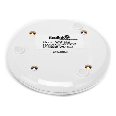 Sensor Inalámbrico de Inundación y Congelación / Detección de Agua 0.4 mm / Alarma a 5°C / 345 MHz / Batería 5 Años
