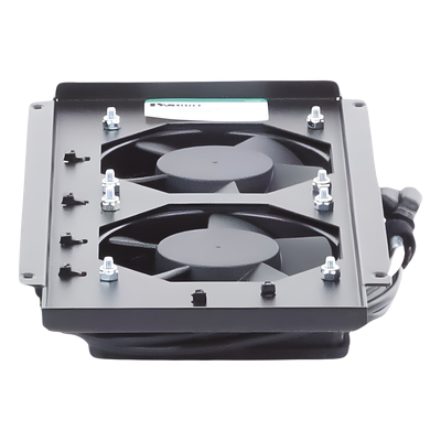 Kit de Ventiladores para Gabinete / 2 Unidades / 122 CFM Total / 120 Vca / Cable 2 m (6.6 ft) / Montaje Completo