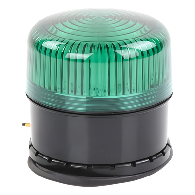 Microcontrolador SELECT-ALERT / Sirena-Estrobo / 32 Tonos / 8 Patrones LED / Policarbonato / IP66 / -40°C a 121°C / 12-24V CD o 9V CD / Rojo