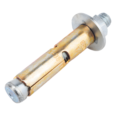 Taquete de Expansión / Cuerda 3/8" (10 mm) / Largo 3" (76 mm) / Carga a Tensión 700 kg / Carga Cortante 490 kg / Broca 1/2" (13 mm)