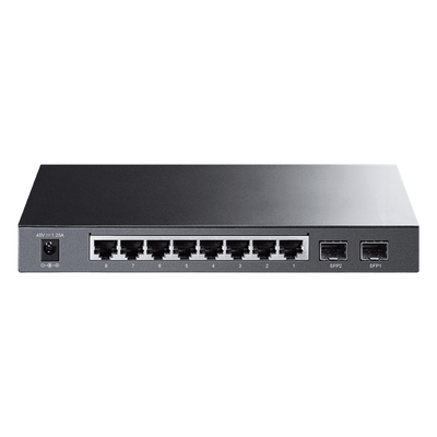 Switch PoE Administrable / 8 Puertos Gigabit PoE+ / 2 Puertos SFP / 61W PoE Total / SDN / QoS L2/L3/L4