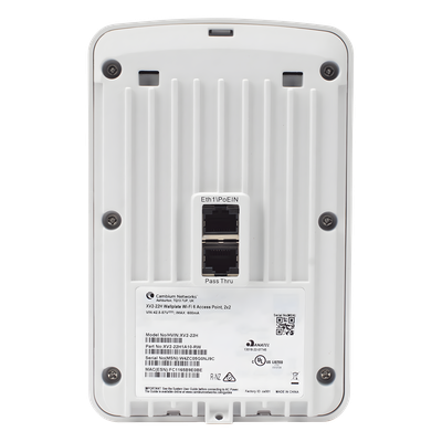 Punto de Acceso Wi-Fi 6 / Diseño de Pared / 2.5 Gbps / 3 Puertos Gigabit / PoE Passthrough / Radio IoT / Gestión Cloud