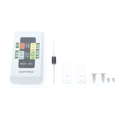 Módulo de Conexión Segura / RS-485 / Entrada Sensor de Puerta / Salida de Relé / 12 VCC 100 mA / 36 x 65 x 18 mm