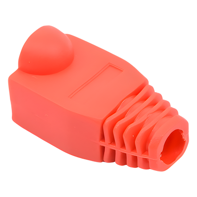 Capa Plástica para Conectores RJ45 / 27.5 mm Largo / 6.0 mm Diámetro Compatible / Color Rojo