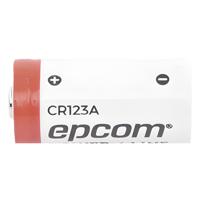 Batería de Litio CR123A / 3V / 1300 mAh / No Recargable / Acero Inoxidable / Operación -40°C a +60°C