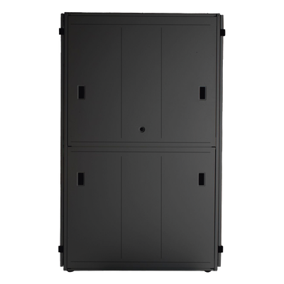 Gabinete para Centros de Datos / 42 UR / 600 mm Ancho / 1070 mm (3.51 ft) Profundidad / Carga 1588 kg / Puerta 80% Perforación / Acero Soldado