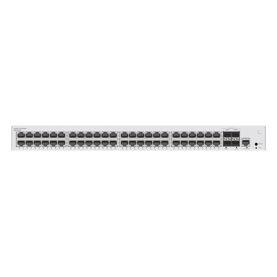 Switch Administrable Capa 2 / 48 Puertos Gigabit / 4 Uplink 10GE SFP+ / 176 Gbps / 131 Mpps / Gestión en Nube Gratuita