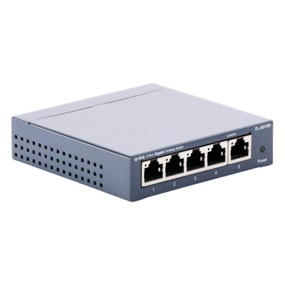 Switch / 5 Puertos Gigabit / 10/100/1000 Mbps / No Administrable / 7.4 Mpps / 3.94x3.86x0.98 in