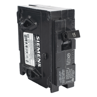 Interruptor Automático Enchufable / 1 Polo / 15 A / 120 V AC / Capacidad de Interrupción 10 kA / UL 489