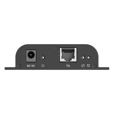 Receptor HDMI IP / 4K @ 60 Hz / Extensión 120 m (393.7 ft) / Cat 6 / IR Bidireccional / Latencia Ajustable
