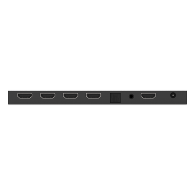 Splitter HDMI / 1x4 Salidas Simultáneas / 4K@60Hz 4:4:4 / HDMI 2.0b / Extractor de Audio Óptico y Analógico / Down Scaler 4K a 1080p / HDCP 2.2 / 18 Gbps