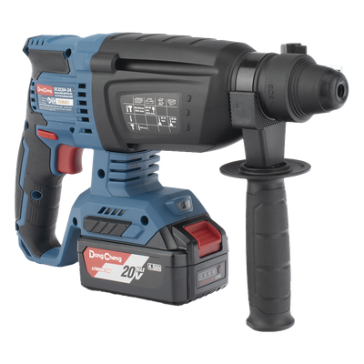 Martillo Perforador Inalámbrico / SDS-PLUS / 20V / Brushless / 2.7 J / 4500 IPM / 2 Baterías 4.0 Ah / 3.2 kg