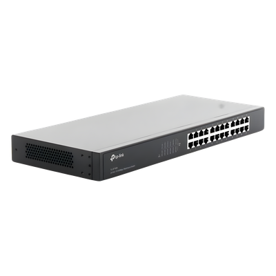 Switch / 24 Puertos 10/100 Mbps / Montaje en Rack / 35.7 Mpps Throughput / Auto MDI/MDIX