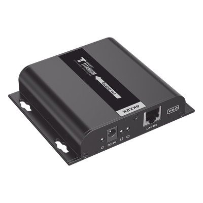 Receptor HDMI Extensor / 4K @ 30Hz / Alcance 120 m (393.7 ft) / Cat 5e/6 / HDbitT / IR / HDCP 1.3 / Switch Gigabit