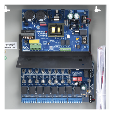 Fuente de Poder con Respaldo / 12 VCC / 10 A / 240 W / 115 VCA / 8 Salidas Independientes / 8 Entradas de Control
