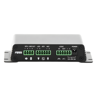 Gateway SIP de Voceo y Paging / Amplificador Integrado 30 W / PoE / Intercomunicación Audio/Video / 2 Líneas SIP / Compatible IP/RTP/RTSP