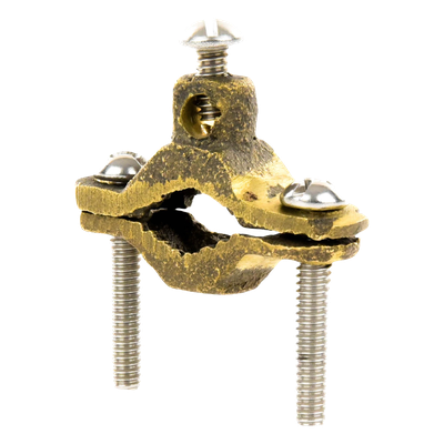 Conector Tubo a Cable / Bronce 100% / Tubo hasta 1 1/4 in (31.75 mm) / Cable 4 AWG / Aterrizaje Torres TZ / Sin Soldadura
