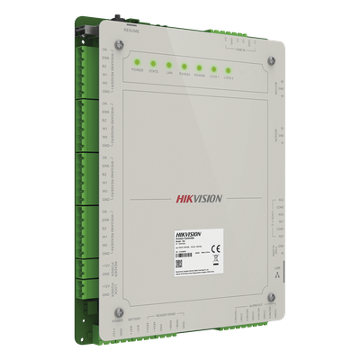 Controlador de Acceso / 2 Puertas / 4 Lectores / 100,000 Tarjetas / 10,000 Huellas / SaaS en la Nube / Gabinete con Fuente 12 Vcd 8 A