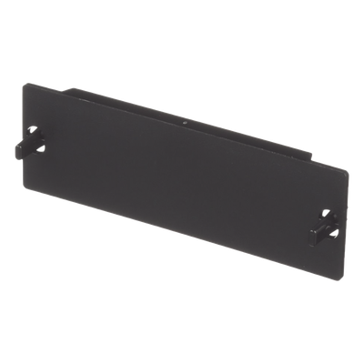 Placa Ciega / Reserva Espacio Paneles Fibra Óptica / TIA/EIA-568-C.3 / Color Negro