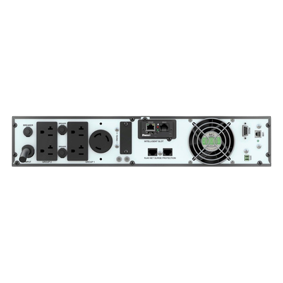 UPS Online Doble Conversión / 3000 VA / 3000 W / Factor de Potencia 1.0 / 120 Vca / 2 UR / 5 Tomas NEMA / Tarjeta de Red Incluida