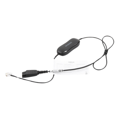 Cable Adaptador de Auricular / Conector QD a RJ-9 / 8 Configuraciones / Amplificación de Micrófono / 80 cm (2.6 ft) o 200 cm (6.6 ft)