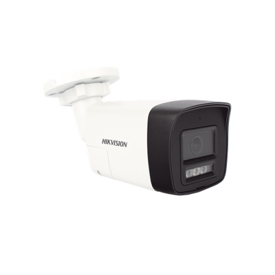 Cámara Bala TURBOHD / 3K 5 Megapixel / Lente 2.8 mm / Ángulo 112° / Dual Light IR 30 m (98.4 ft) + Luz Blanca 20 m (65.6 ft) / Audio Bidireccional / IP67