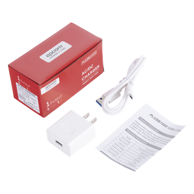 Cargador Micro-USB Profesional / 5 VCC / 1 A / Entrada 100-240 VCA / 1.94 x 1.67 x 0.96 in