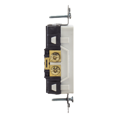 Contacto Duplex Decorador / 20 A / 125V / NEMA 5-20R / 2 Polos 3 Hilos / Resistente a Manipulaciones / Grado Industrial / 3.28 x 1.14 x 1.29 in