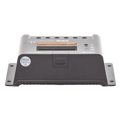 Controlador de Carga Solar PWM / 12/24V / 20A / Display LCD / RS485 Modbus / 32-bit MCU