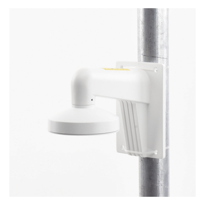 Montaje de Pared para Exterior / Aleación de Aluminio / 132x183.5x228.5 mm / 0.87 kg / Blanco / 5.2x7.2x9.0 pulgadas
