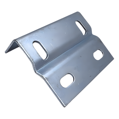 Placa Salida a Tubo / Acabado Electro Zinc / Compatible 1/2' a 2' / Abrazadera Tipo U