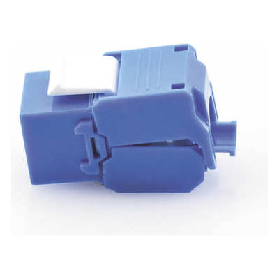 Módulo Jack Keystone / Cat6 / U/UTP / Toolless / Terminación 180° / RJ45 / Color Azul