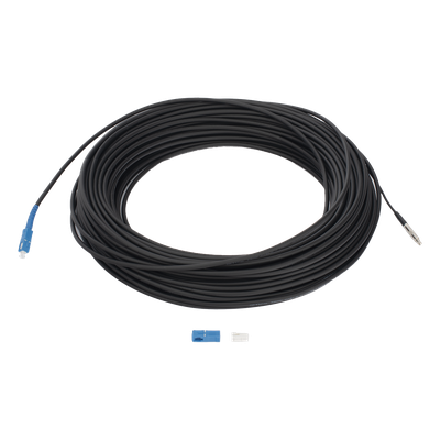 Fibra Óptica Drop / G.657A2 / Monomodo Simplex / 50 m (164 pies) / SC/UPC-SC/UPC / LS0H / Auto-soportado