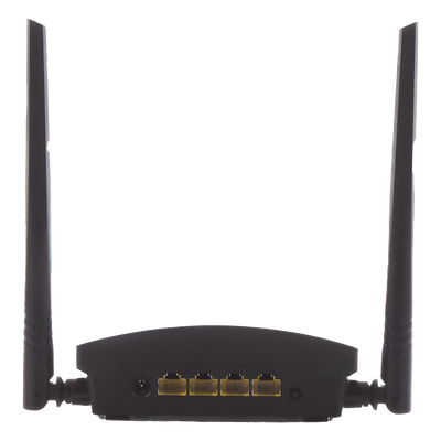 Router Inalámbrico / IEEE 802.11n 2.4 GHz / 300 Mbps / 4 Puertos LAN 10/100 Mbps / 2 Antenas 5 dBi / Beamforming