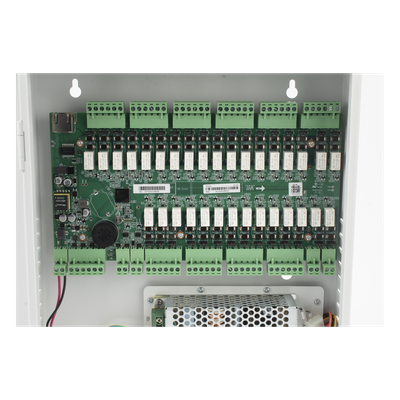 Controlador de Elevador IP / 32 Pisos / Gestión en la Nube / Wiegand 26/34 / PoE / 20,000 Tarjetas / 100,000 Eventos
