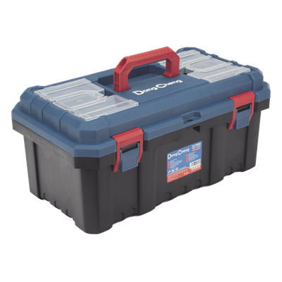 Caja de Herramientas / 19 in. / PP Reforzado / 490×270×225 mm / Bandeja Combinable / Resistente a Impactos