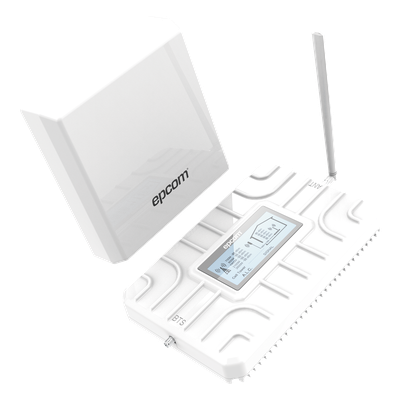 Amplificador de Señal Celular / 5 Bandas Simultáneas / 700-2600 MHz / Cobertura 150 m² / 70 dB Ganancia / 20 dBm Potencia / Plug-and-Play