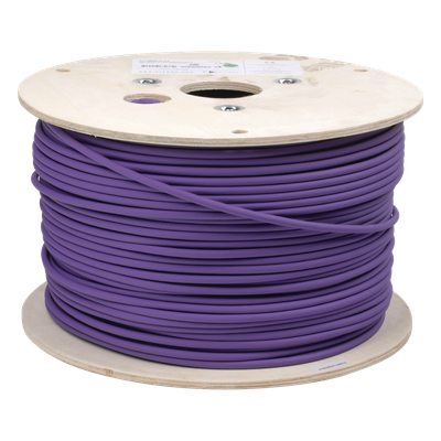 Bobina de Cable Blindado F/UTP / Cat6A / 10GBase-T / 305 m (1000 ft) / LS0H / 500 MHz / 23 AWG