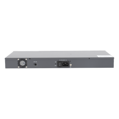 OLT GPON / 1 Puerto PON con Splitter 1:32 / 3 Uplink (2 GE + 1 SFP/SFP+) / Hasta 128 ONUs / 20 km / 1.73 ft Rack