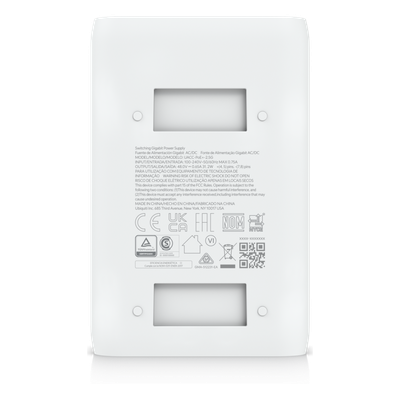 Adaptador PoE+ / 30 W / 2.5 Gbps / 48V 0.65A / (2) Puertos RJ45 Blindados / LED Indicador / Protección contra Sobretensiones