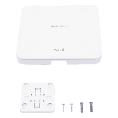 Punto de Acceso Mesh / Wi-Fi 6 / 802.11ax MU-MIMO 4x4 / 3.2 Gbps / 512 Usuarios / Doble Banda 2.4 y 5 GHz / Montaje Techo o Pared