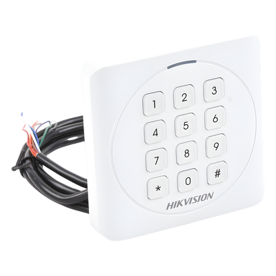 Lector de Control de Acceso / Proximidad EM 125 kHz / Teclado PIN / Wiegand W26/W34 / IP65 / Compacto 87 mm (3.43 in)