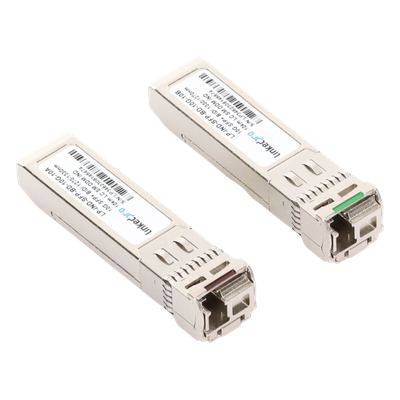 Transceptor SFP+ Industrial / 10 Gbps / Monomodo Bidireccional 1270 & 1330 nm / LC/UPC Simplex / DDM / 10 km (32,808 ft) / 2 Piezas