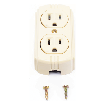 Contacto Dúplex / 127 Vca / 15 A / 3 Polos / NEMA 4-21-25 / Para Sobreponer / Servicio Exterior