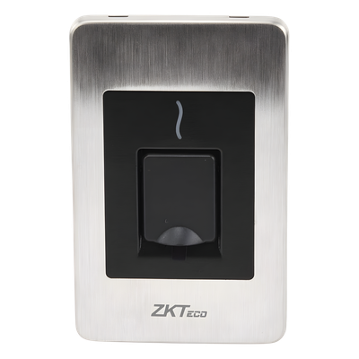 Lector Esclavo de Huella y Proximidad / RS-485 / IP65 / Acero Inoxidable / -10°C a 45°C / 125 kHz RFID / 4.76 x 3.04 x 1.50 in