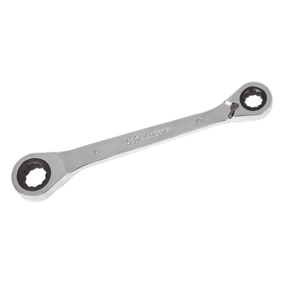 Llave combinada / 13mm y 10mm / Trinquete / Acero cromado / 0.1 kg / 1.06 pulg