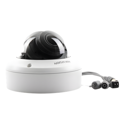 Domo TURBOHD 5 Megapixel / Lente Motorizado 2.7 - 13.5 mm / IR EXIR 40 mts (131 ft) / TVI-AHD-CVI-CVBS / IK10 / IP67 / dWDR / 12 Vcc / 24 VCA